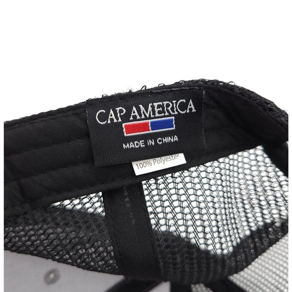 Polaris Mesh Snapback Trucker Hat Baseball Cap Embroidered Helena Cycle Center - Picture 7 of 7